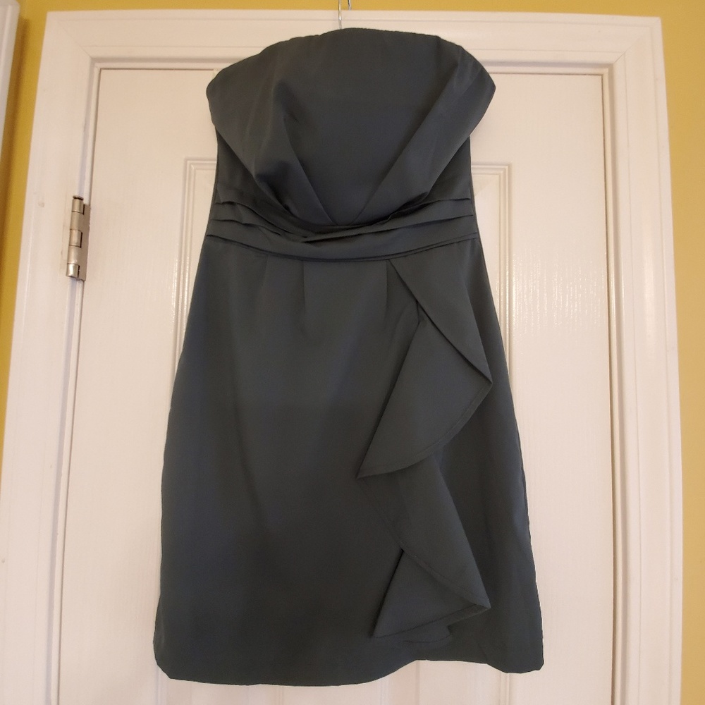 NWT Strapless Dress Green